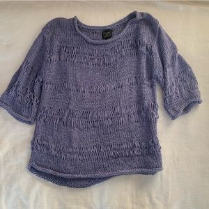 Pure Handknit lavender sweater